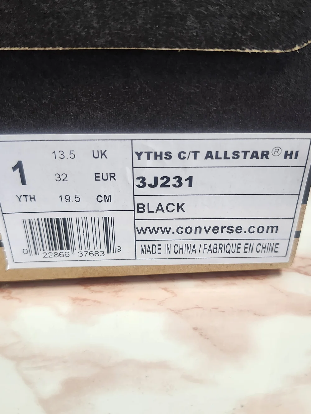 Converse Kids Black Chuck Taylor All Star High Top Sneaker